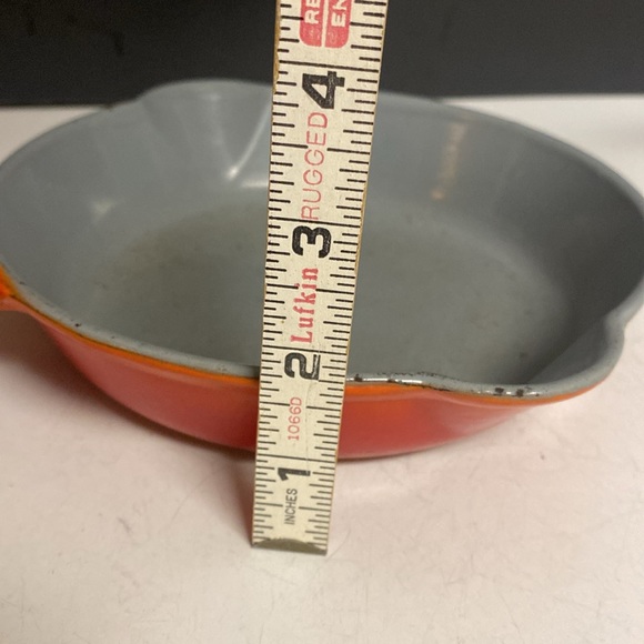 Descoware Flame 7” Nonstick Enamelware Skillet Pan 81-C FE Belgium - Picture 11 of 17